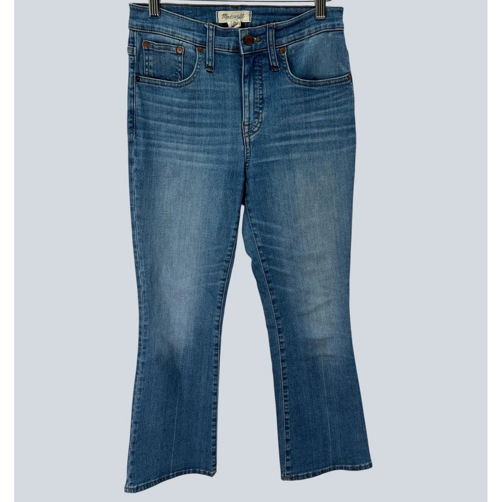 Madewell Womens Jeans 26 Blue Cali Demi-Boot Mid Rise Slim‎ Bootcut Crop Stretch